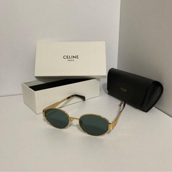 Sophisticated Celine Gold Lenses - Picture 2 of 5